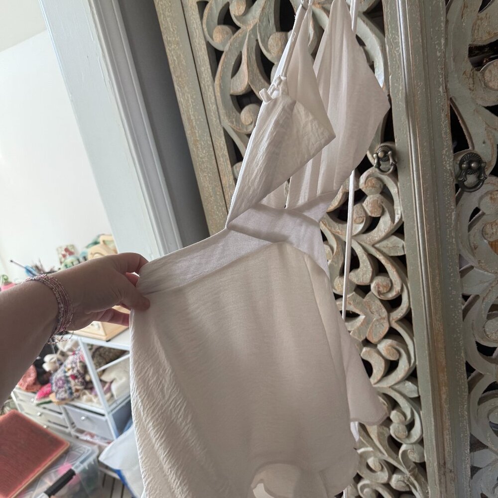 She and Sky Super Strappy Open Back Romper